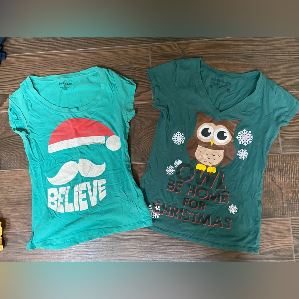Lot of Christmas Tees